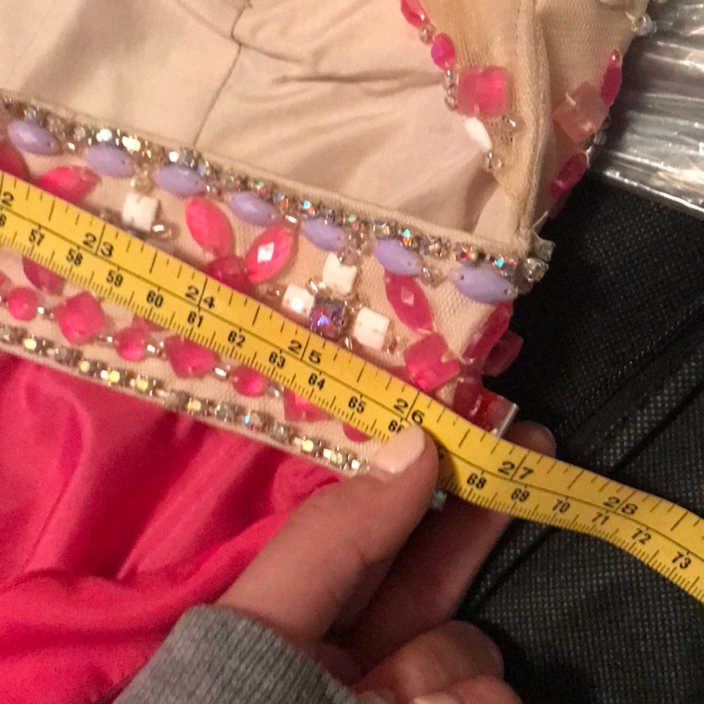Pink Rachael Allen Prom Dress - Picture 6 of 8